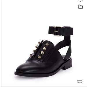 ***Sold*** Balenciaga Studded Leather Derby Flat